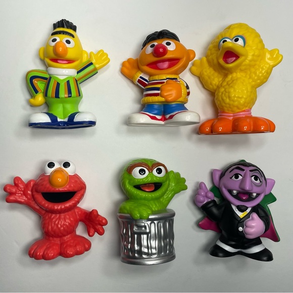 Sesame Street Toys Sesame Street Plastic Toy Figures Set Of 6 Poshmark